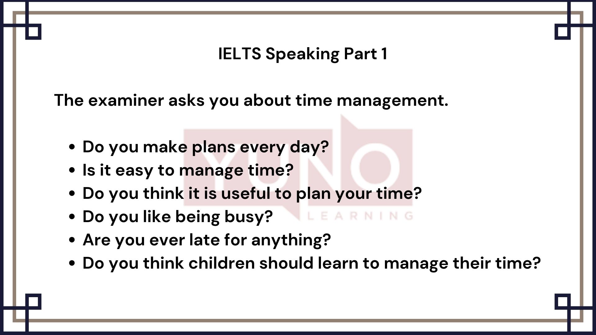 Ielts Speaking Part 1 Bilarasa